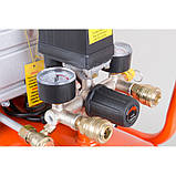 Компресор LEX LXC24 з потужністю 2.5 кВт і баком на 24 літри для гаража та майстерні, фото 5