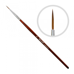 Пензель для малювання Mileo №4 червона