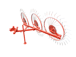 Граблі  для  мототрактора  ворошки  3-колісні «Соночок»  (кріплення 1 точка)
