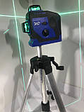 Лазерний рівень Blur 3D з довжиною лазера 50 м та синім типом лазера, фото 5