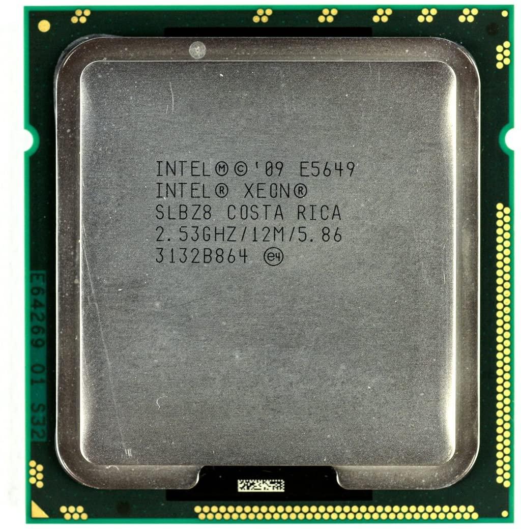 Intel Xeon E5649 CPU SLBZ8 2.53GHz/12M/80W Socket 1366 Intel 5520/X58 Express