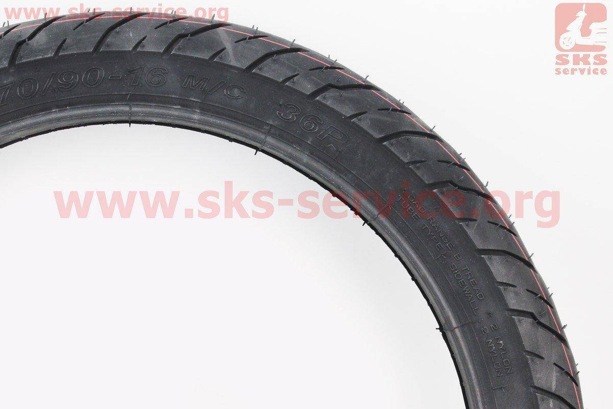 

Шина SRC SV542 70/90-16 шоссейный рисунок