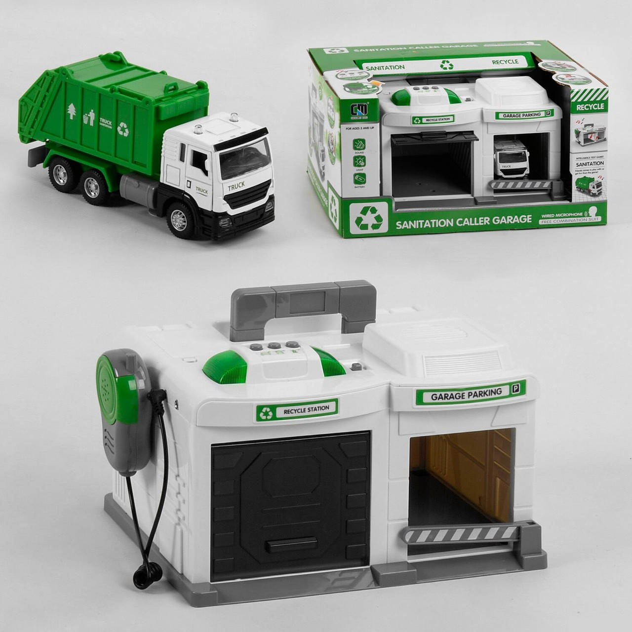 

Гараж CLM - 552 «Спецтехника», рация, свет, звук