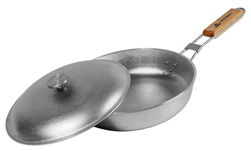 

Сковородка туристическая для костра 2,2 л. 43*27*66 см. алюминиевая BST 590063