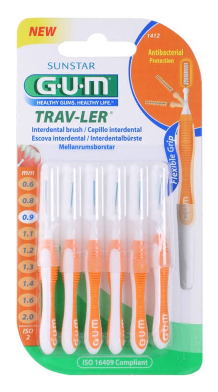 

GUM Trav-Ler межзубные ершики 0.9 мм , 6 штук