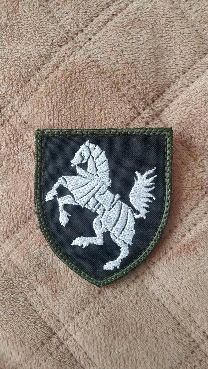 

Шеврон Перша танкова бригада ЗСУ. Липучка.