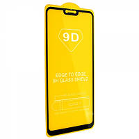 Защитное стекло TDG 9D для Xiaomi Mi 8 Lite (Mi 8X) Full Glue черный 0,26 мм в упаковке