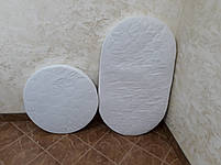 Овальне ліжечко 7в1 з двома матрациками і маятником венге, фото 7