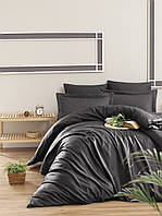 Комплект постельного белья First Choice Snazzy Fume сатин 220-200 см темно серый