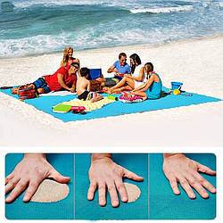 Антипісок пляжний килимок, підстилка антипісок, спляжне покривало