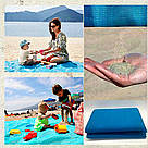 Антипісок пляжний килимок, підстилка антипісок, спляжне покривало, фото 2