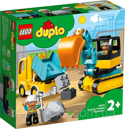 Lego Duplo Вантажівка та гусеничний екскаватор 10931
