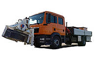 Бортовое шасси MAN TGM 18.290 4X2 BB, с краном PALFINGER PK6500 и фрезером STEHR SKF 950B