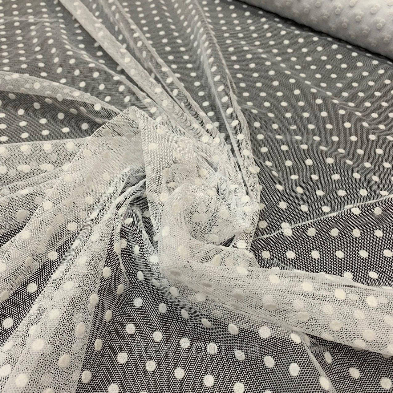 Сітка в Горох Біла, фото 1