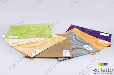 Тканинні ролети відкритого типу з тканини "Фестиваль", ціна за 0,5 м.кв