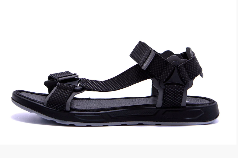 Чоловічі шкіряні сандалі Nike Track black