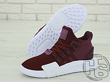 Чоловічі кросівки Adidas EQT Bask ADV "Noble Maroon" Red White B37515, фото 3