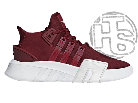 Чоловічі кросівки Adidas EQT Bask ADV "Noble Maroon" Red White B37515, фото 1