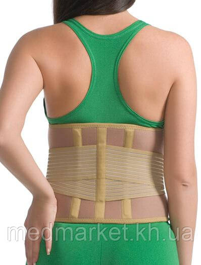 Корсет ортопедичний із ребрами жорсткості MedTextile 3041 зігрівальний