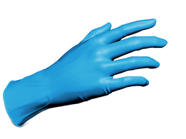 Нітрилові рукавички SafeTouch® Advanced Slim Blue без пудри