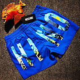 Плавки шорти чоловічі плавальні купальні придбати Moschino синій Київ, фото 2