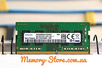 Оперативна пам'ять для ноутбука Samsung DDR4 4Gb 1Rx16 PC4-2400T, б/в