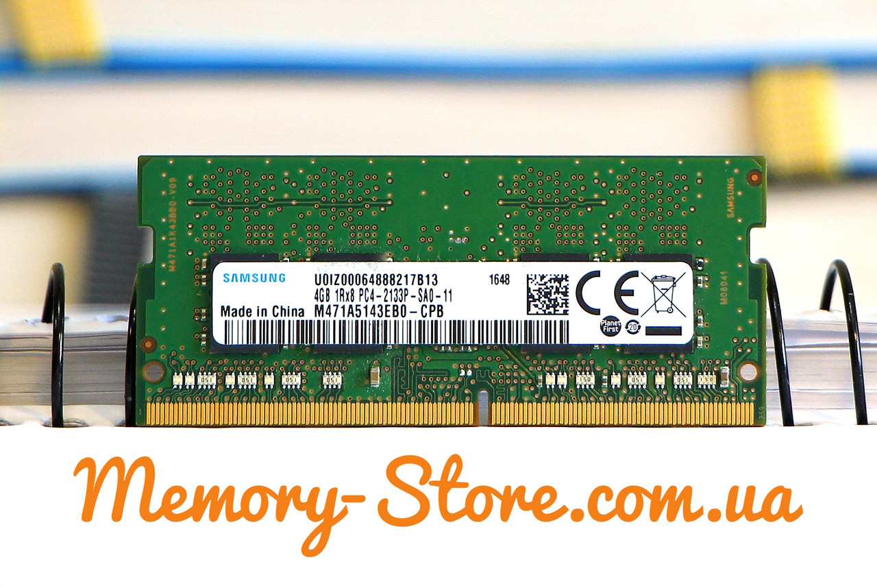 Оперативна пам'ять для ноутбука Samsung DDR4 4Gb 1Rx16 PC4-2133P, б/в