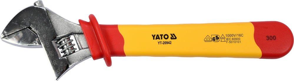 Ключ розвідний діелектричний VDE 300 мм YATO YT-20942