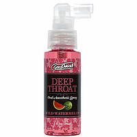Оральний спрей-лубрикант на водній основі для глибокого мінета DeepThroat Spray Watermelon GoodHead 59 мл