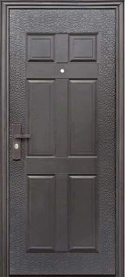 Двері вхідної Супер Економ Метал/Метал Права 86 x2050см порошкова фарба для Офіса, для Середовища і Дома