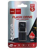 Флешка HOCO USB Intelligent U disk UD6 16GB, черная, фото 3