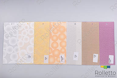 Тканинні ролети відкритого типу з тканини B-800, ціна за 0,5 м.кв