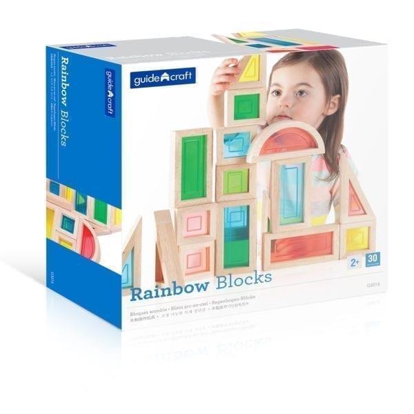 Детский набор стандартных блоков Guidecraft Block Play Большая радуга, 30 шт. - фото 5 - id-p1188231846