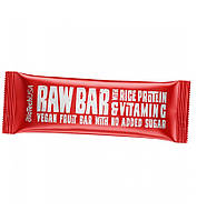 BioTech Raw bar with rice protein and vitamin C g 40
