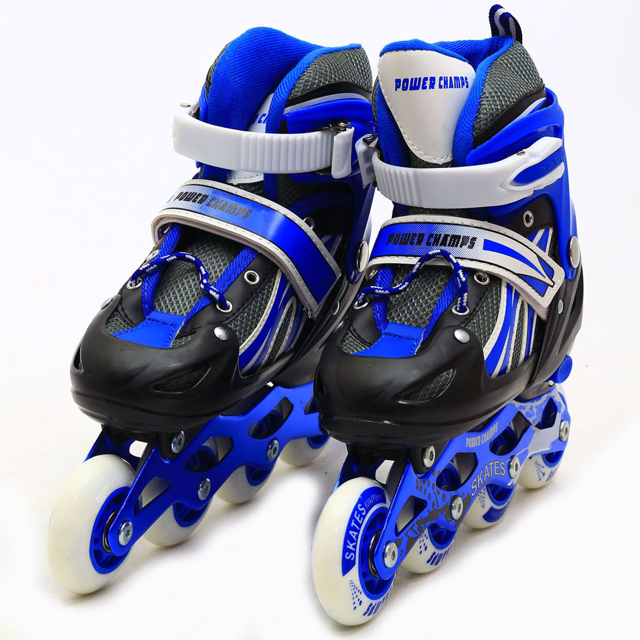 Ролики дитячі Power champs алюмінієве шасі, колеса ПУ 30-33р (866802), фото 1
