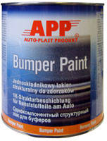 Фарба для бампера APP BUMPER PAINT, чорна, 1л