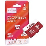 Карта пам'яті Hoco MicroSD 16GB Class 10, фото 3
