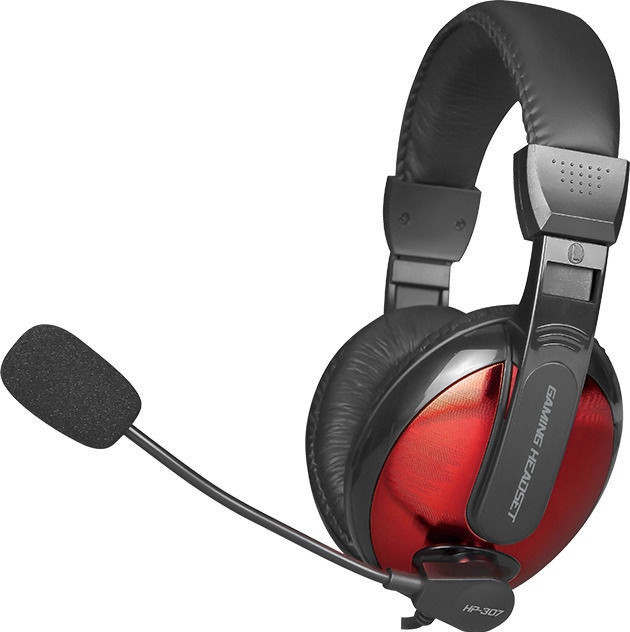 Навушники ігрові XTRIKE ME Gaming HP-307, чорно-червоні, фото 1