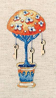 "Топиарий-дерево счастья" RTO. Набор для вышивки крестиком (CBE9014)