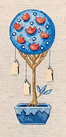 "Топиарий-дерево счастья" RTO. Набор для вышивки крестиком (CBE9015)