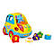 Дитяча розвиваюча музична іграшка-сортер на батарейках Hola Toys Розумний автобус, фото 3