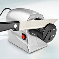 Электронная точилка для ножей и ножниц Sharpener Silver от сети 220V