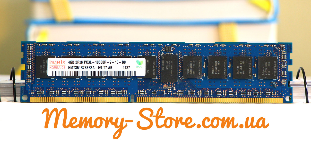 Оперативна пам'ять для сервера DDR3 4GB PC3-10600R (1333MHz) DIMM ECC Reg CL9, Hynix