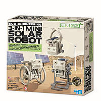 Дитячий ігровий набір для творчості 4M Робот на сонячній батареї 3-в-1