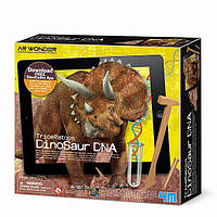 Детский набор археологические раскопки 4M ДНК динозавра "Трицератопс"