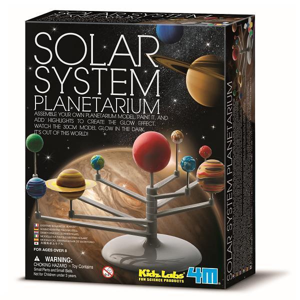 Детский набор для исследований 4M Модель Солнечной системы планетарий своими руками, диаметр 30 см - фото 3 - id-p1188259487