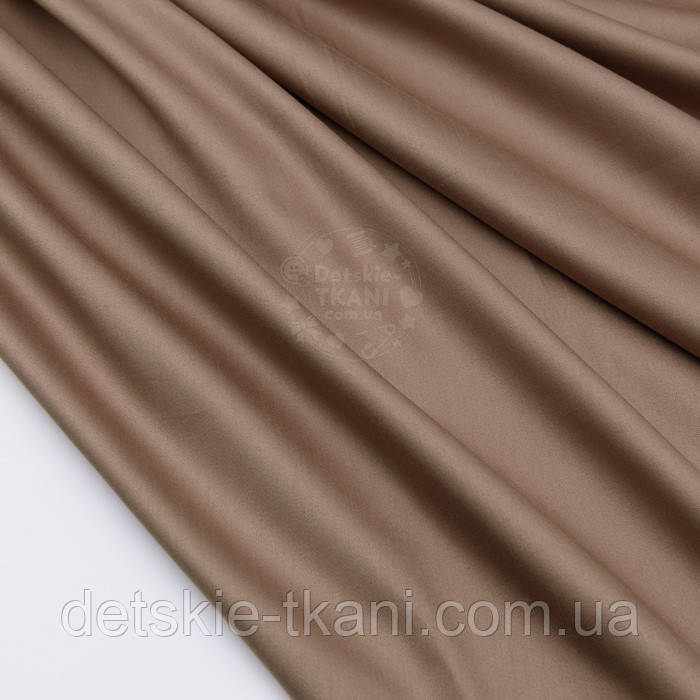 Сатин преміум, колір кориці, ширина 240 см (№1081), фото 1