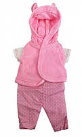 Игрушечной комплект одежды Metr+ "Кукольный наряд" для пупса Baby Born, розовый