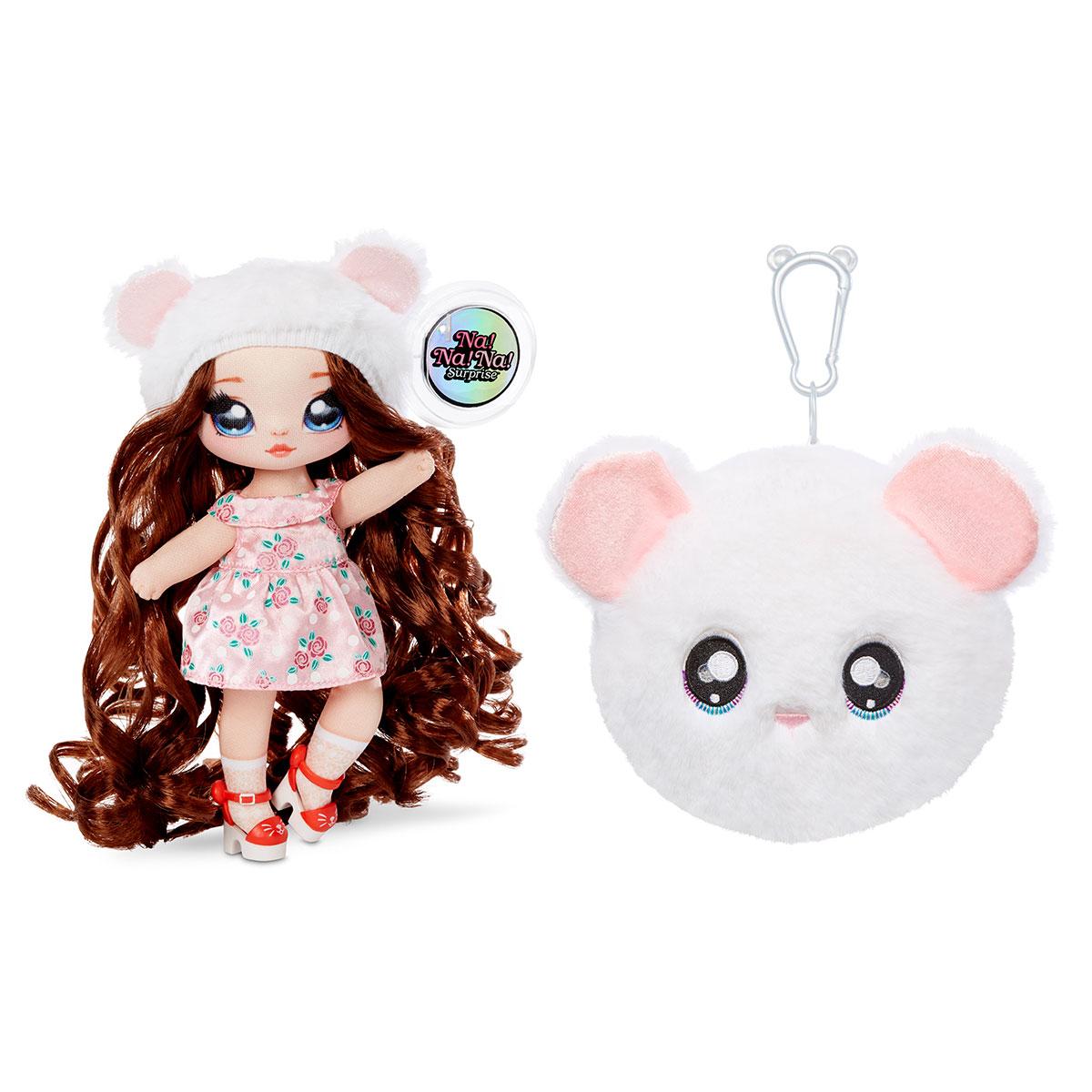Na! Na! Na! Surprise W2 Біла Ведмедик Misha Mouse ( Лялька На На Сюрприз Біла мишка Міша Маус дуга)