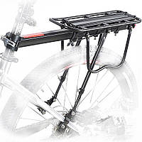 Консольный багажник на велосипед алюминиевый усиленный
